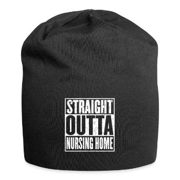 Straight Outta Nursing Home - Jersey Beanie - black - Front