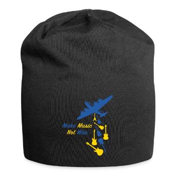 Faites de la musique pas la guerre, Ukraine Russie Bombe atomique - Bonnet en jersey - noir - Devant