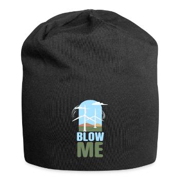 Blow Me Wind Power Wind Power - Jersey Beanie - black - Front