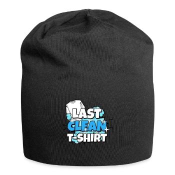 Letzte Saubere T-Shirt - Jersey-Beanie - Schwarz - Vorne