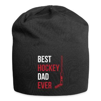 Best Hockey Dad ever Quote for your Hockey Dad - Jersey-Beanie - Schwarz - Vorne