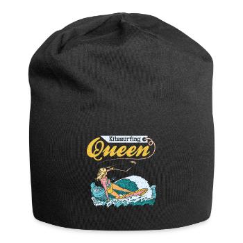 Kitesurfing Queen - Jersey-Beanie - Schwarz - Vorne