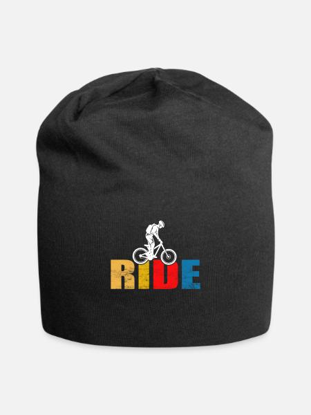RIDE VTT - Bonnet en jersey - noir