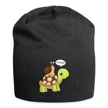 Sarkasmus Geschwindigkeit Wheee! Schnecke - Jersey-Beanie - Schwarz - Vorne