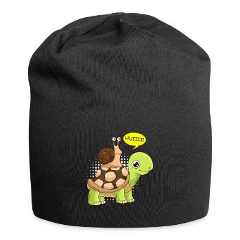 Sarkasmus Geschwindigkeit Wheee! Schnecke - Jersey-Beanie - Schwarz - Vorne