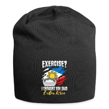 Filipino Flagge Pinoy Design für stolze Philippine - Jersey-Beanie - Schwarz - Vorne