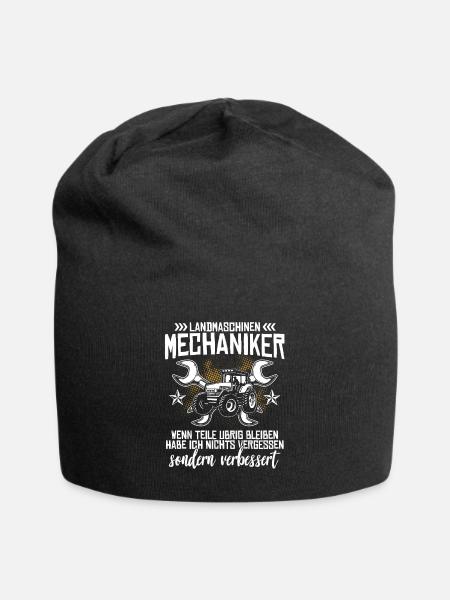 Landmaschinen Mechaniker - Jersey-Beanie - Schwarz