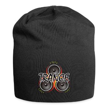 Trance avec haut-parleur - Musique électronique - Bonnet en jersey - noir - Devant