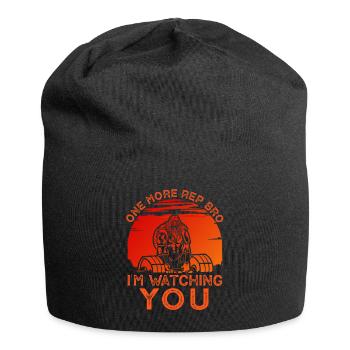 One More Rep Bro - Jersey Beanie - black - Front