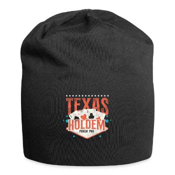 Poker Vintage Texas Holdem Poker - Jersey-Beanie - Schwarz - Vorne