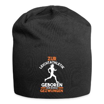 Leichtathletik - Jersey-Beanie - Schwarz - Vorne