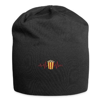Popcorn Heartbeat - Bonnet en jersey - noir - Devant