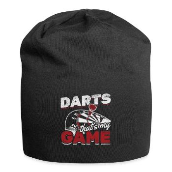 Darts Das ist mein Spiel Dartspiel Dart Dart - Jersey-Beanie - Schwarz - Vorne