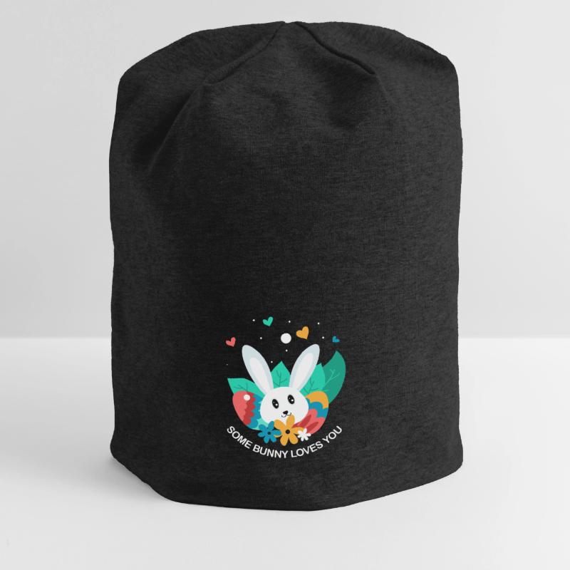 Easter Easter Easter Eggs Jersey Beanie