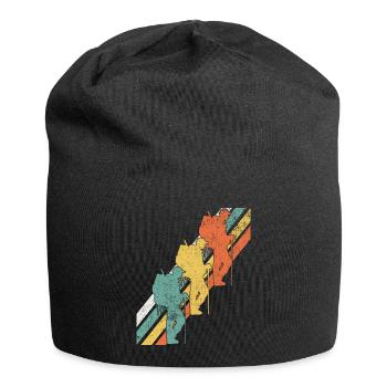 Wandern Wanderer - Jersey-Beanie - Schwarz - Vorne