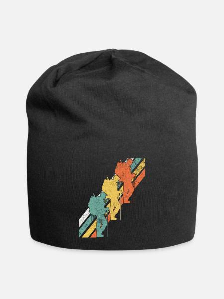 Wandern Wanderer - Jersey-Beanie - Schwarz