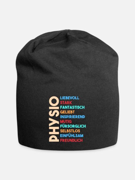 Physio Physiotherapeut - Jersey-Beanie - Schwarz