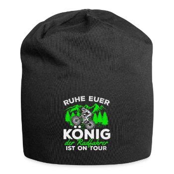 Downhill Fahrrad Fahrer Fahrradfahrer Mountainbike - Jersey-Beanie - Schwarz - Vorne