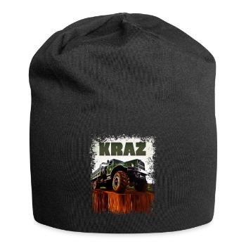 Kraz Truck GDR Retro - Jersey Beanie - black - Front