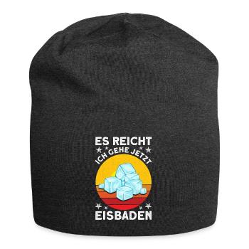 Eisbader Eisbaden Kaltduscher - Jersey-Beanie - Anthrazit - Vorne