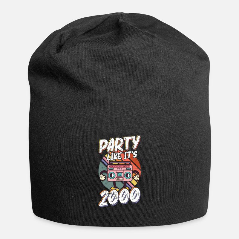 Party Like It's 2000 80s Dancing Step Party - Jersey Beanie - black