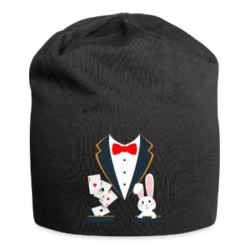 Zauberer Kostüm Zauberer - Jersey-Beanie - Schwarz - Vorne