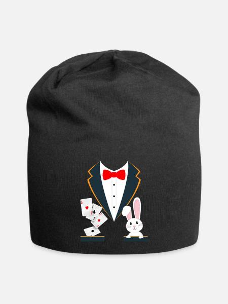 Zauberer Kostüm Zauberer - Jersey-Beanie - Schwarz