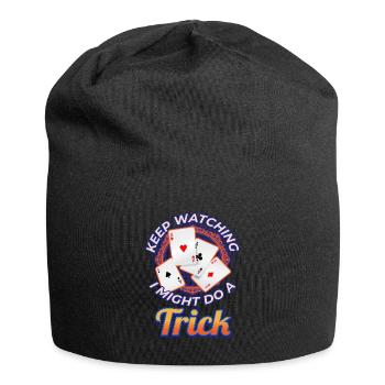 Keep Watching Might Do A Trick Wizard - Jersey Beanie - black - Front