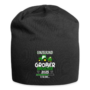 Großer Bruder 2023 Traktor - Jersey-Beanie - Schwarz - Vorne