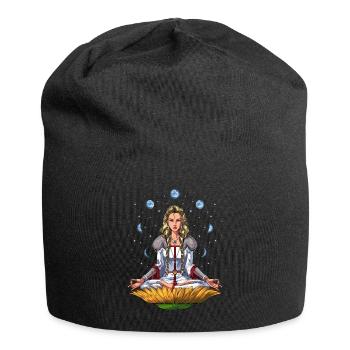 Norse Goddess Freyja - Jersey Beanie - black - Front