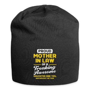 Schwiegermutter Mutter Schwiegermutter - Jersey-Beanie - Schwarz - Vorne