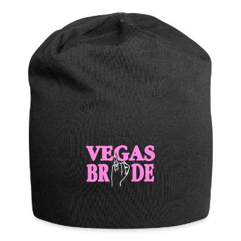 Mariée de Vegas - Bonnet en jersey - noir - Devant