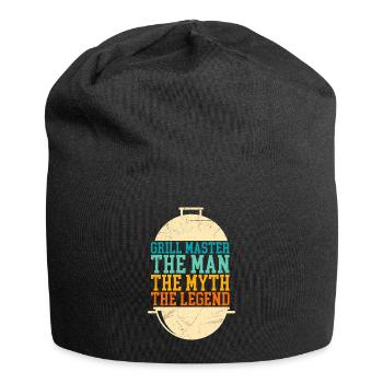 Frill Master Papa the Man of Myth the Legend - Jersey Beanie - black - Front