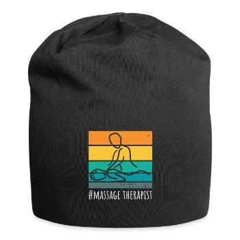 Massage Massage Therapist - Jersey Beanie - black - Front