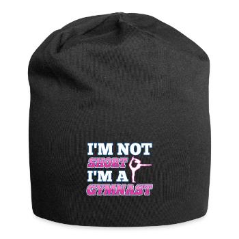 Im not short i'm a gymnast - Jersey-Beanie - Schwarz - Vorne
