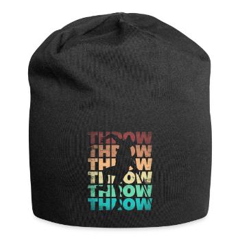 Lanceur de javelot d’athlétisme - Bonnet en jersey - noir - Devant
