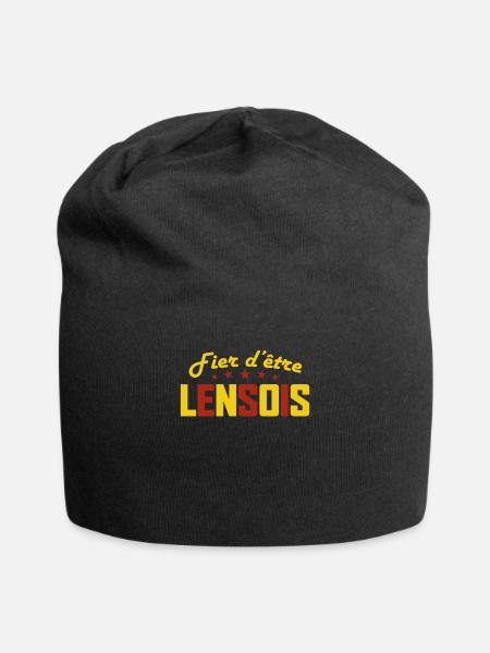 Fier D'être Lensois Cadeau Supporter Lens - Bonnet en jersey - noir