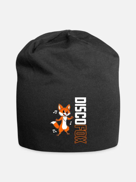 Disco Fuchs - Jersey-Beanie - Schwarz