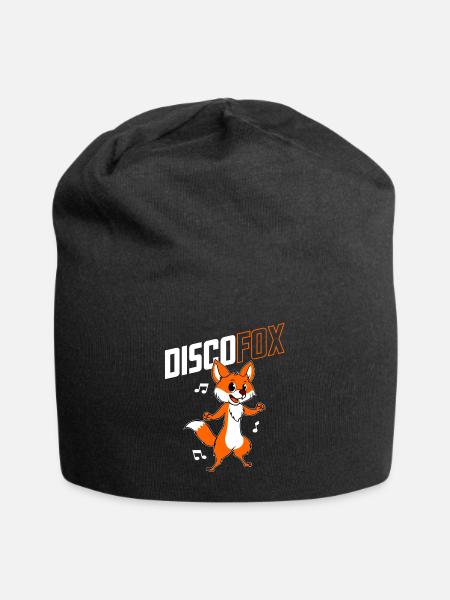 Disco Fuchs - Jersey-Beanie - Schwarz
