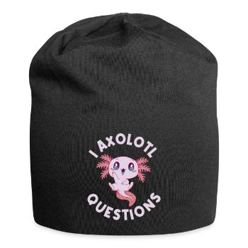 I Axolotl Questions Axolotl Gift - Jersey Beanie - black - Front