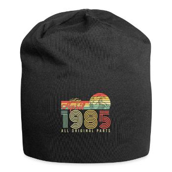 Geboren April 1985 - Jersey-Beanie - Schwarz - Vorne