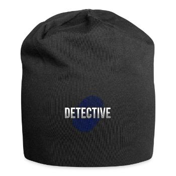 Detektiv Privat Privatdetektiv Privatdetektei - Jersey-Beanie - Schwarz - Vorne
