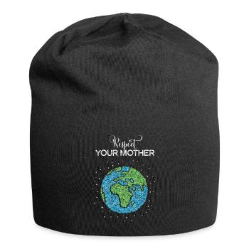 Mother Earth Environment ClimateEnvironmental protection - Jersey Beanie - black - Front
