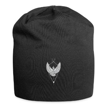 Nofretete I Pharao Echnaton Ägyptischer Gott - Jersey-Beanie - Schwarz - Vorne