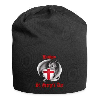 St. George's Day for proud patriotic Englishmen - Jersey Beanie - black - Front