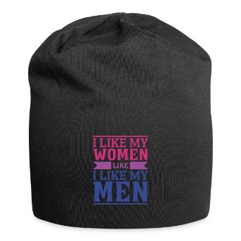 Mois de la fierté LGBTQ Bisexuel - Bonnet en jersey - noir - Devant