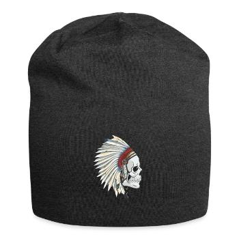 Indianer - Jersey-Beanie - Anthrazit - Vorne