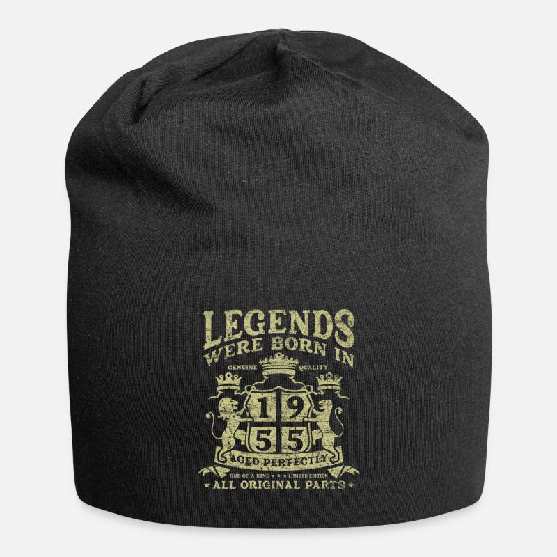Legends Were Born In 1955 - Jersey-Beanie - Schwarz