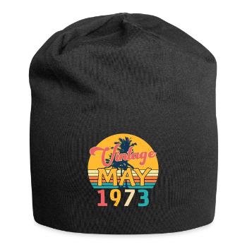 Mai 1973 Retro - Jersey-Beanie - Schwarz - Vorne