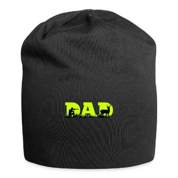 Jäger Papa Jagd Vater - Jersey-Beanie - Schwarz - Vorne